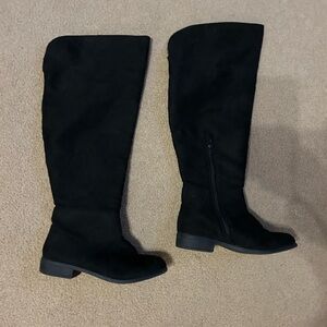 Elegant Black Over-the-Knee Women's Boots